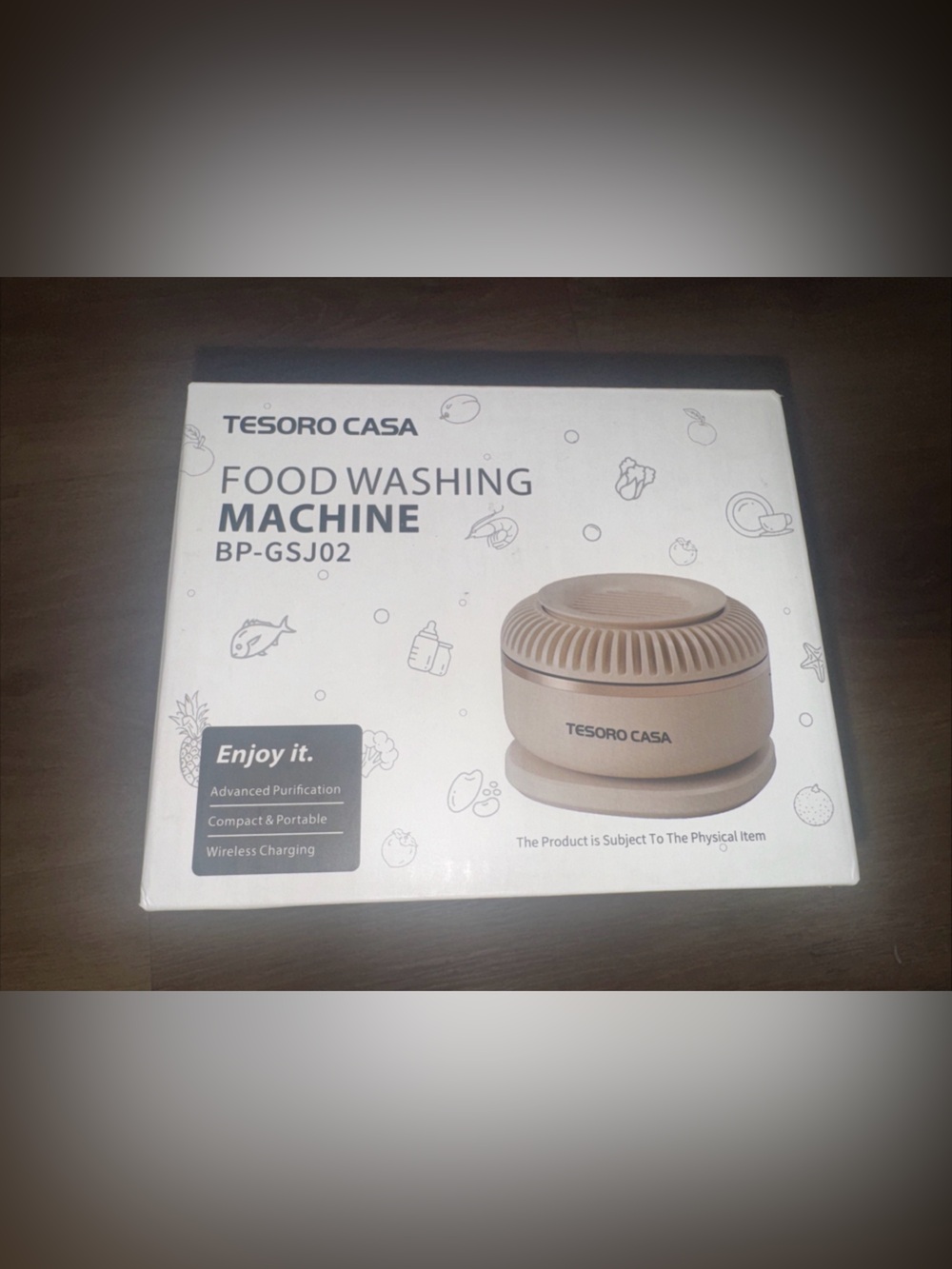 Tesoro Casa Portable Food Washing Machine